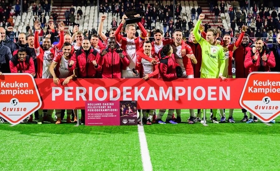 FC Emmen periodekampioen in de Keuken Kampioen Divisie 12-03-2018