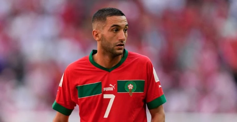 Hakim Ziyech, speler van Chelsea en Marokko