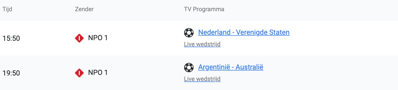 Tv-gids WK 2022 (3-12)