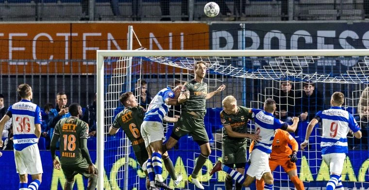 PEC Zwolle - Willem II leverde geen winnaar op (2-2)