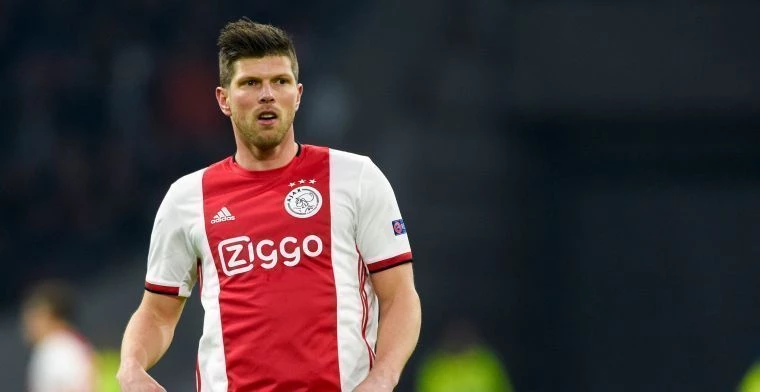 Klaas-Jan Huntelaar in actie voor Ajax