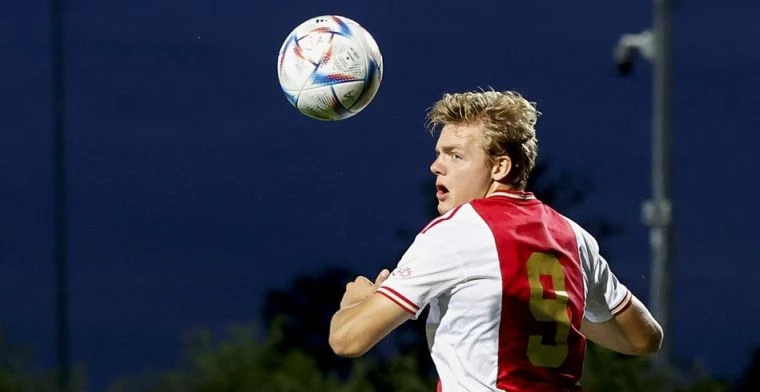 Christian Rasmussen, spits van Jong Ajax