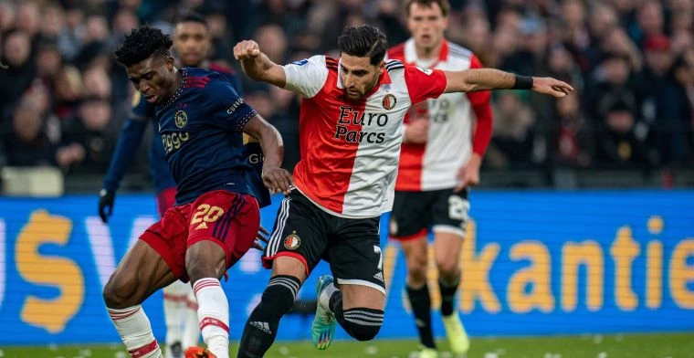 Mohammed Kudus (Ajax) en Alireza Jahanbakhsh (Feyenoord)